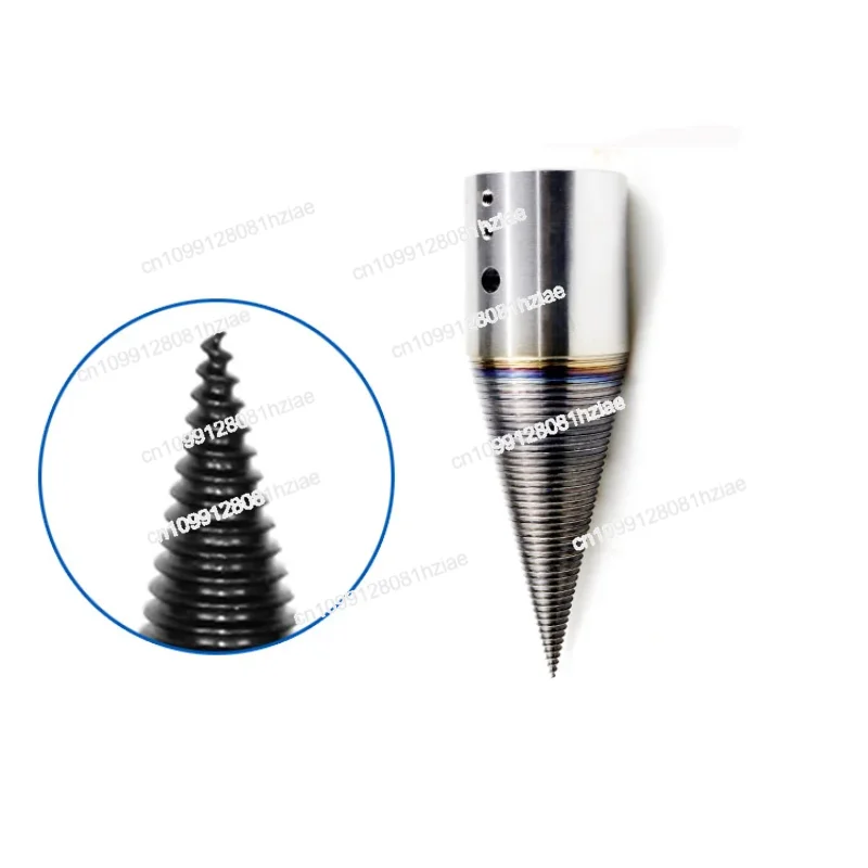 مثقاب تقطيع الخشب أداة تقسيم تقسيم مخروط سجل الخائن آلة كسر الخشب كسارة الخشب الحطب المروحية #5