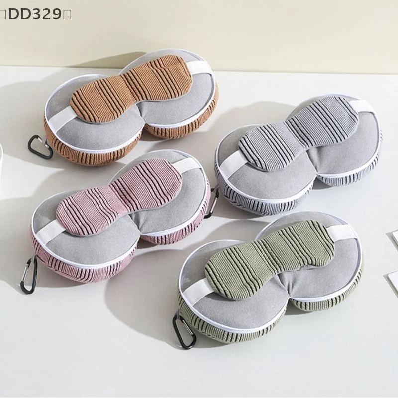 

뷰DD329 августпортативная подушка для шеи 2 в 1, спальная маска, многофункциональная дорожная крышка для глаз, самолет, офис, полет, отдых для сна