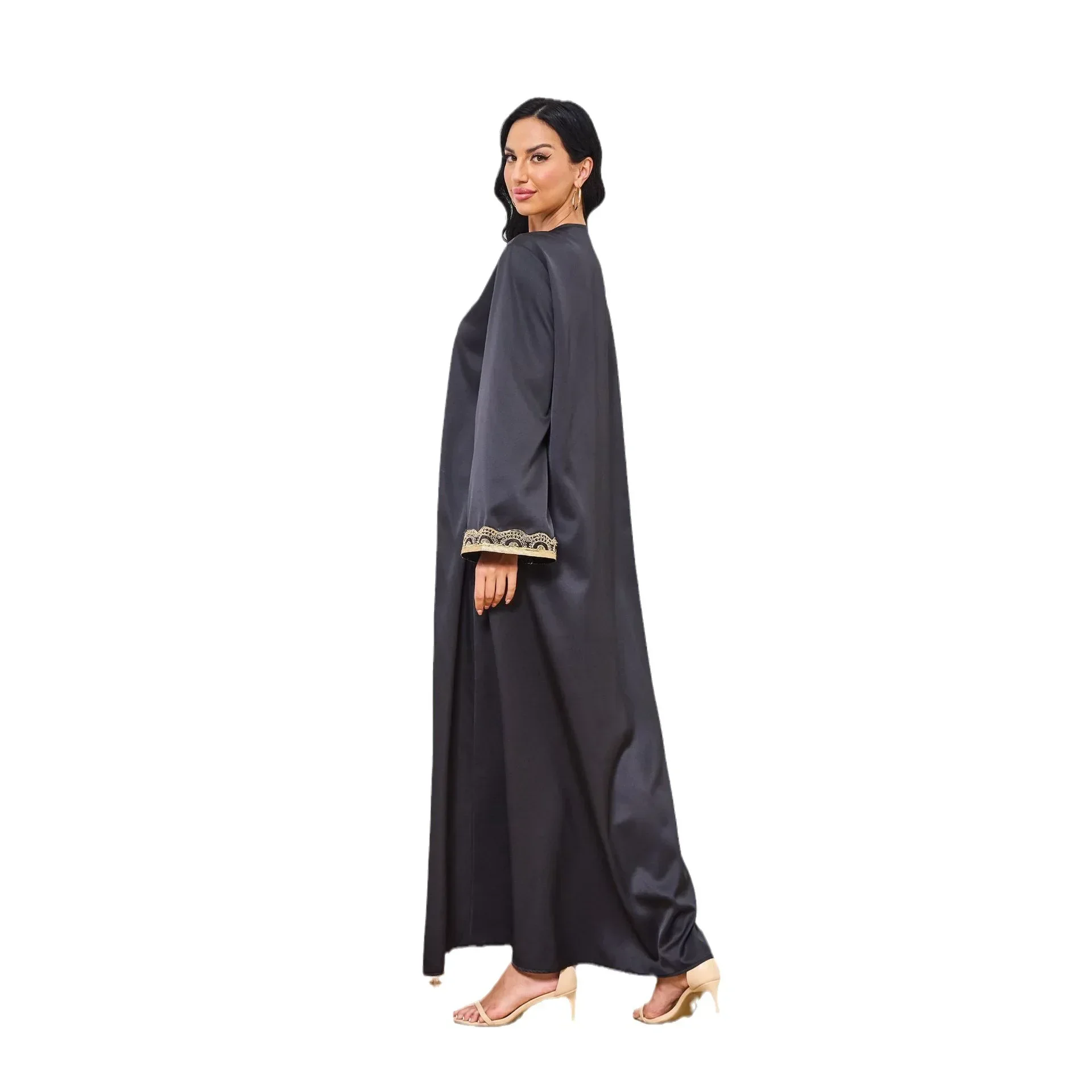 Abaya musulmano saudita per le donne Abito estivo Ricama abito musulmano Donna Abaya Elegante Dubai Turchia Arabo Abbigliamento islamico Caftano