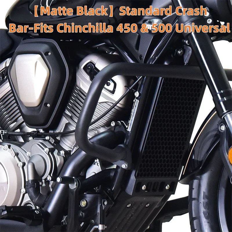 Crash Bar Fits Benda Chinchilla 500 & Chinchilla 450, Motorcycle Anti‑Fall Protection Bar