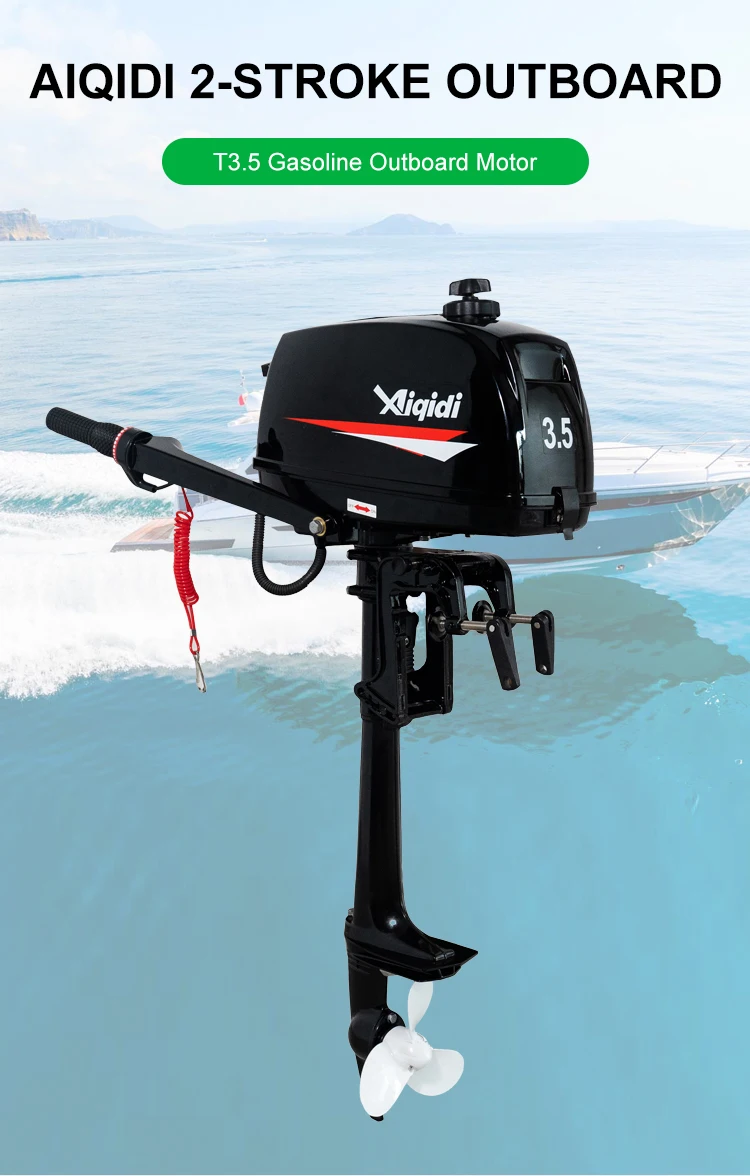 AIQIDI Chinese Factory Outlet T3.5 Outboard Motor Water Cooling 2 Stroke Boat Engine Bulk Sale