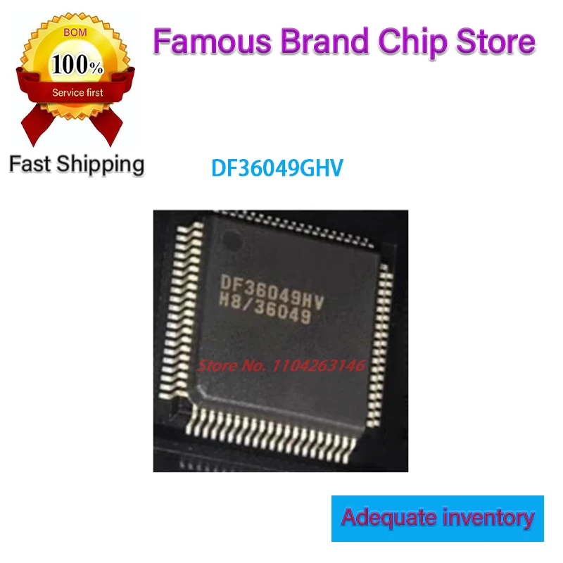 

2 шт. новый HD64F36049GHV DF36049GHV QFP80 микроконтроллер IC