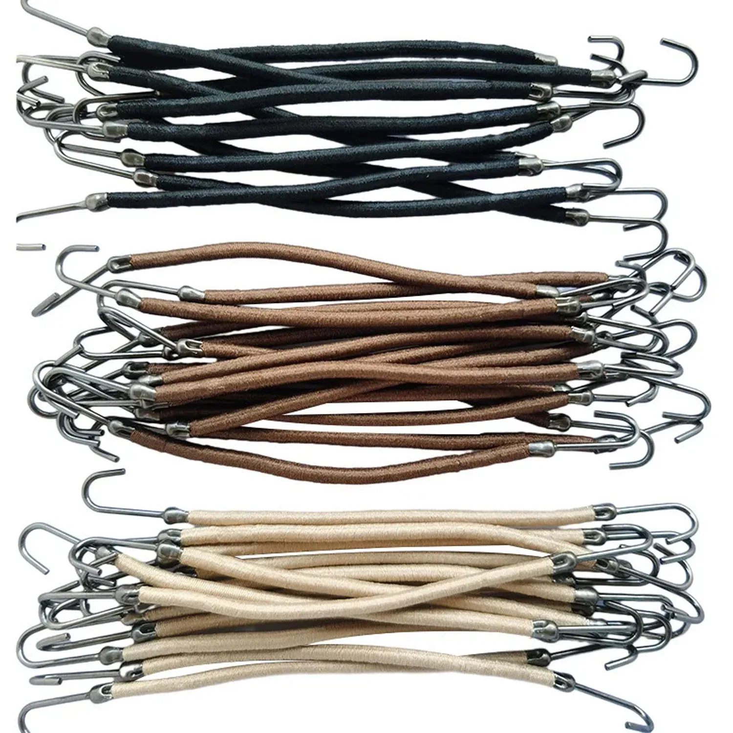5/10 Pieces Trendy Double Hooks Hair Band Rubber High Elastic Designed Hairtie Ponytail Headwear Women Accessory
