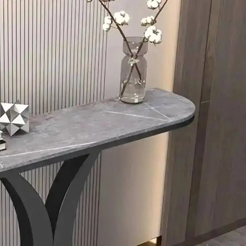 Mesa Consola Moderna Nórdica Elegante, Consola Clásica Glamurosa, Mesa Consola Vintage Glamour, Mueble para Recibidor