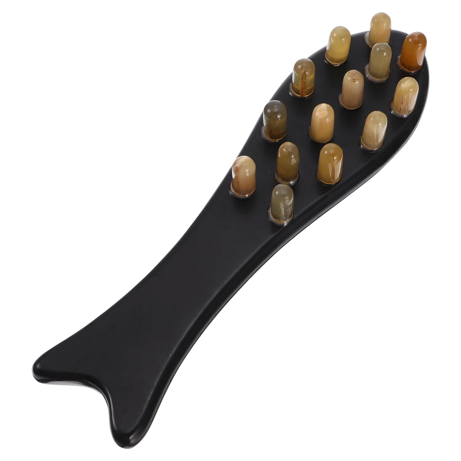 Comb Natural Massage Head Scraping Roller Scrapper Thing Wide Teeth Horns Anti-static Scalp Travel