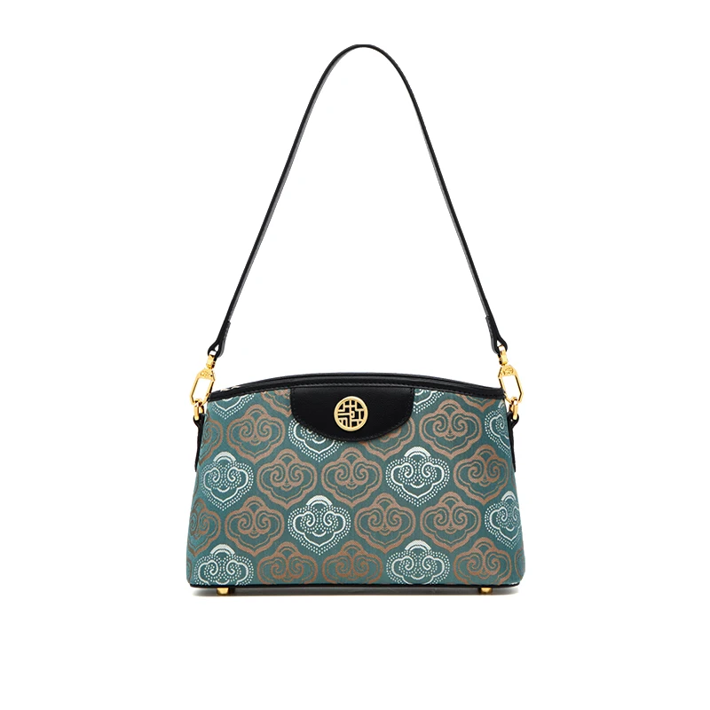 ZOOLER 2026 New Cow Leather Single Shoulder Bag Embroidory Handmade Women Cossbody Bags Super Soft Bag Purse High Quality#SC2035