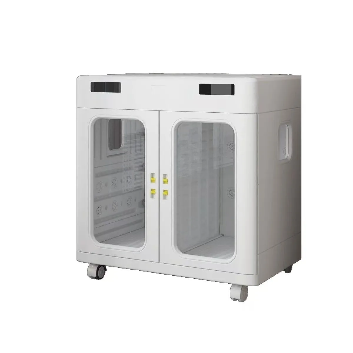 

PetFit Eco-friendly Stainless Steel Large Foldable Double Door Pet Dryer Cabinet For Dog Grooming Salon And Bathroom Use