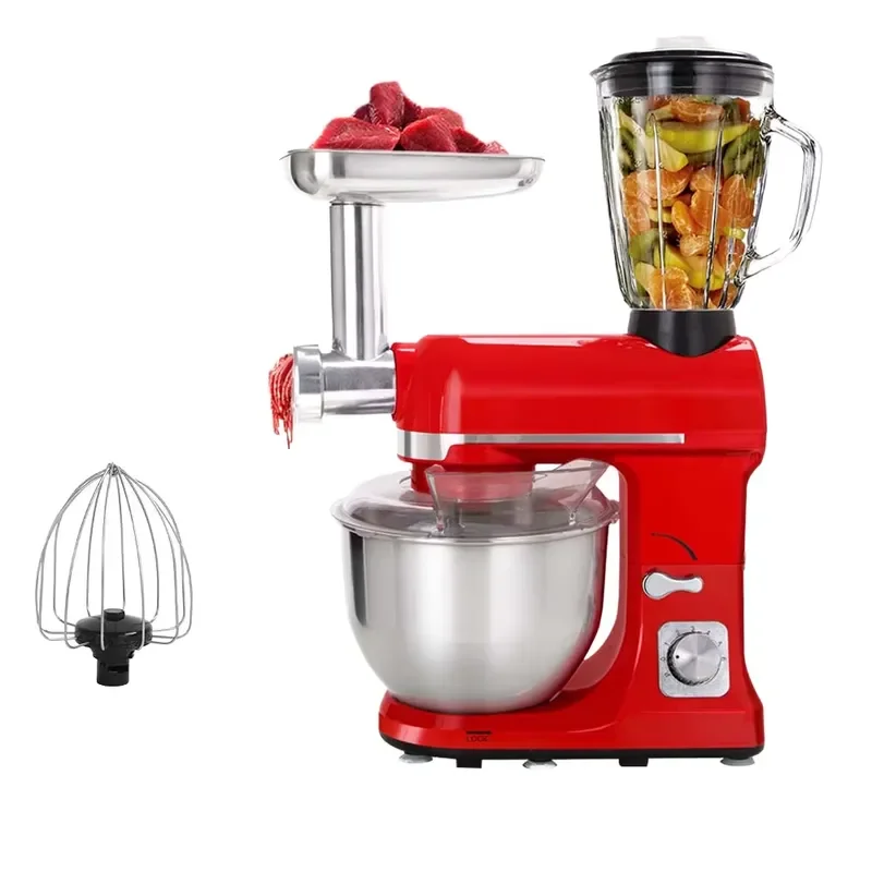 Multifunctional Commercial Electric Food Mixer Vertical Food Mixer Mixing Bowl Plastic Stand/Desktop Mixer Pop-Up Button
