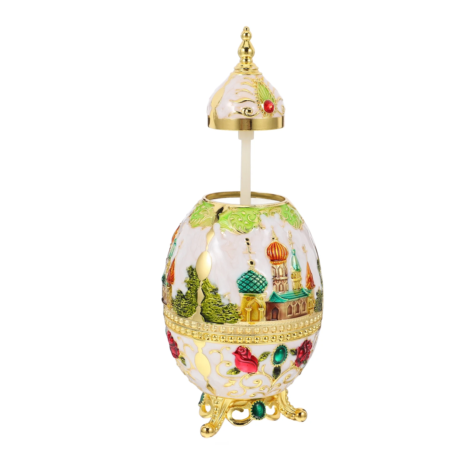 

Automatic Toothpick Box Holder Dispenser Zinc Alloy Pops up Toothpicks Kitchen Home Office Retro Large Capacity Metal