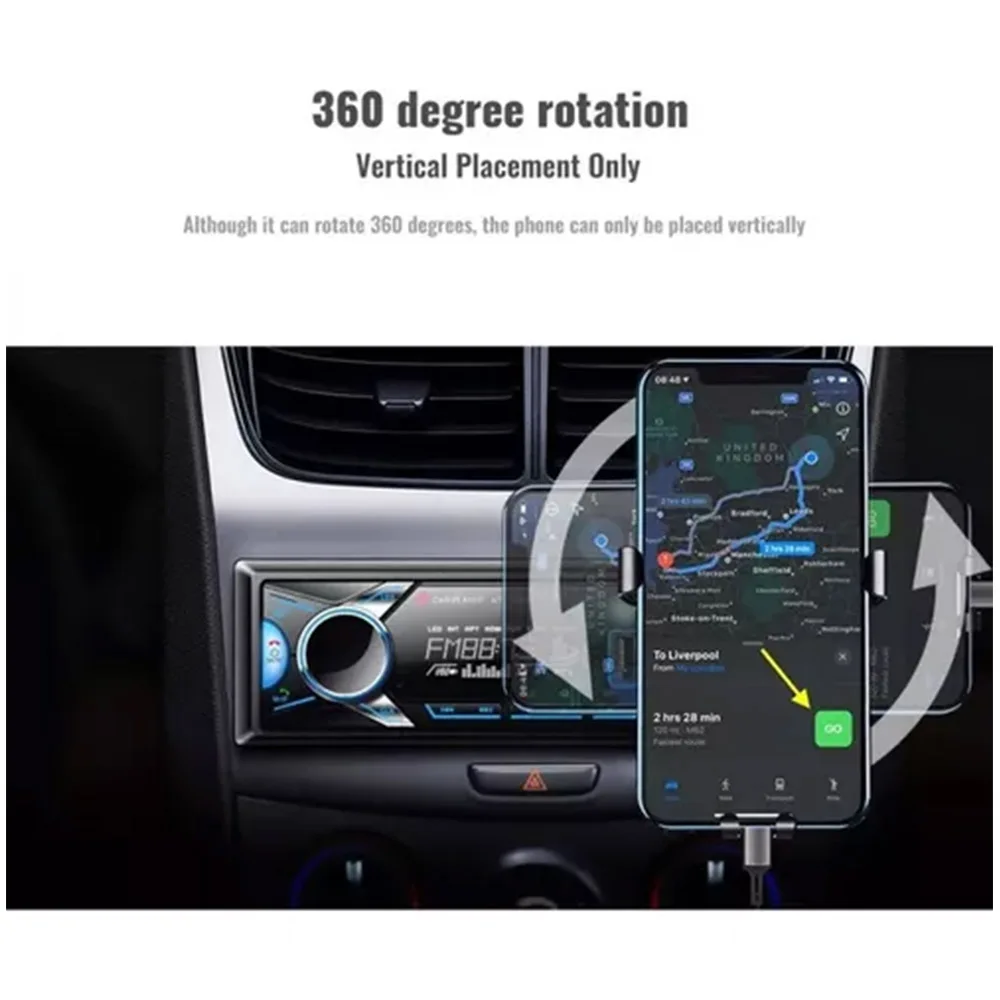 Car Radio MP3 Player Fm Radio Car Bluetooth Car Stereo Audio Receiver 1 Din Multimedia Player 12V Aux Input SD/TF/USB