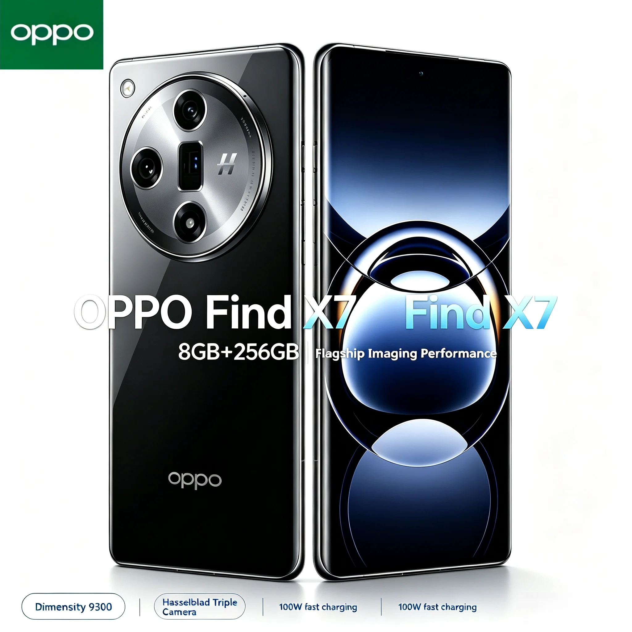 2026 New OPPO Find X7 5G Official Authentic Product 6.78' Display Dimensity 9300 Processor 50MP 100W Fast Charge