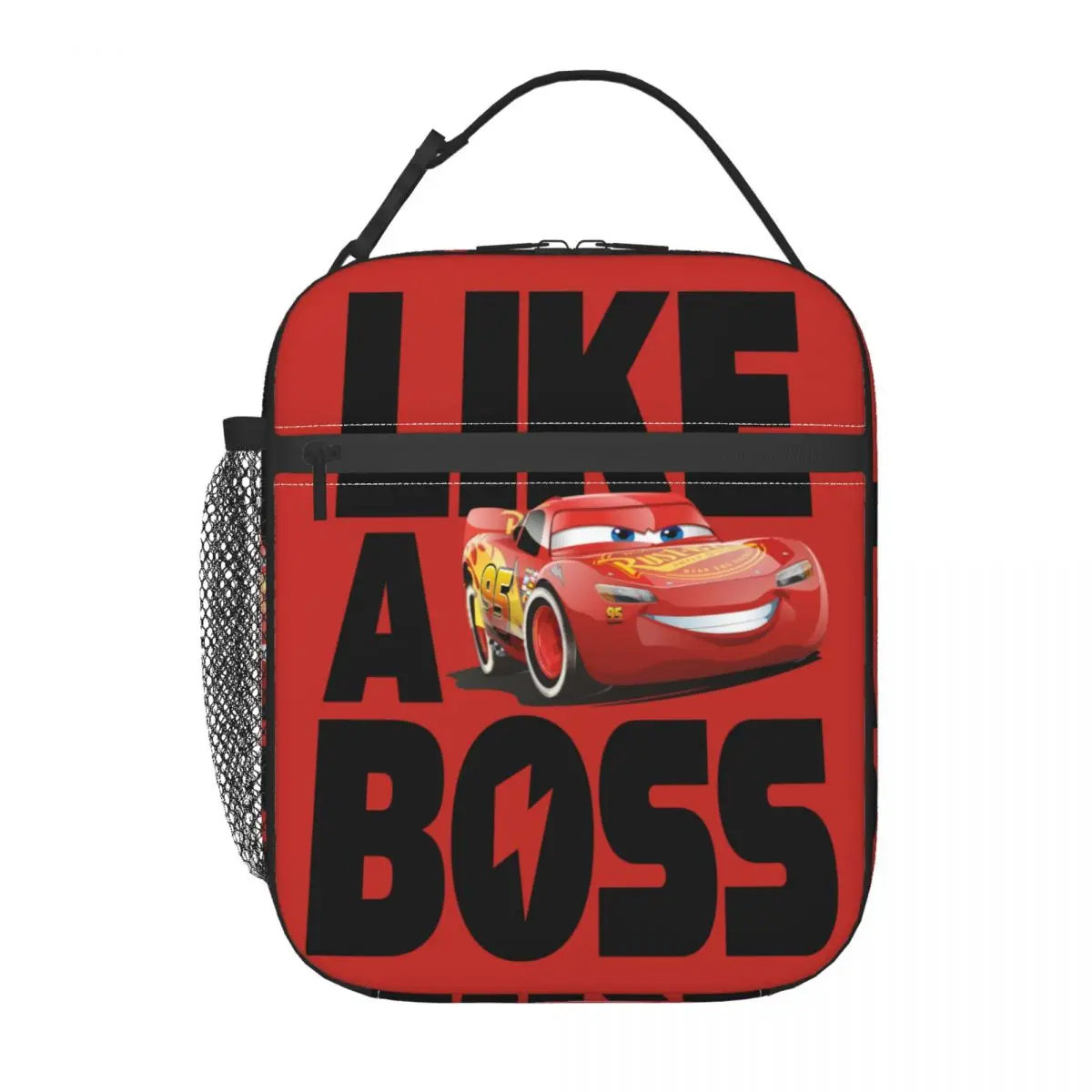 Custom Lightning McQueen Boss borse per il pranzo isolate per le donne Resuable Thermal Cooler Food Lunch Box Kids School Children