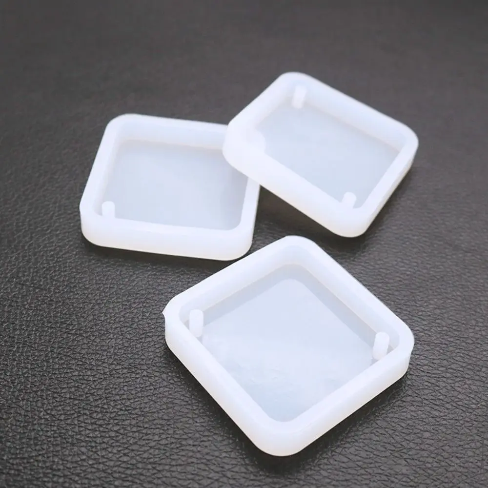 Molde de cola artesanal requintado, pingente epóxi, colar de resina, chaveiro, fabricação de jóias, molde de silicone