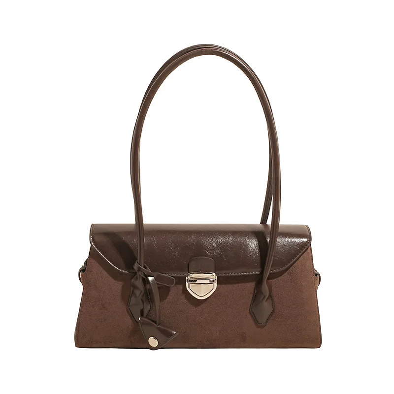 حقيبة يد نسائية كلاسيكية لعام 2025، محفظة كتف كروس ذات سعة كبيرة من الجلد الطبيعي متعددة الاتجاهات، حقيبة عمل أنيقة كلاسيكية للمكتب #4