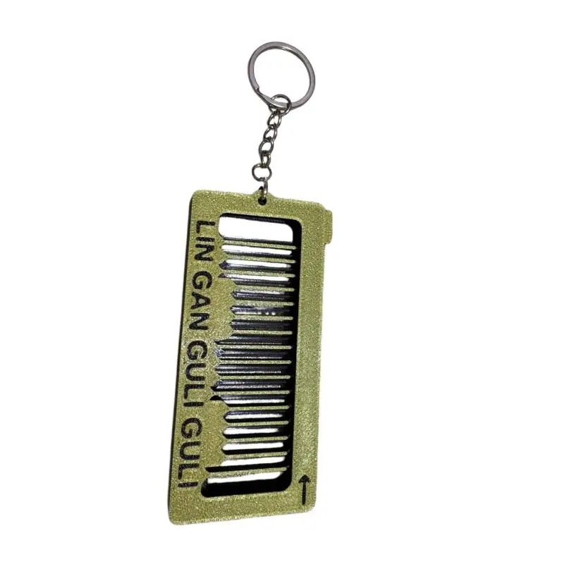 1Pcs 3D Printed Sensory  Toy Mini Wave Piano Keychain For Stress Relief Home Desk Decoration Cool Backpack Charm Gift