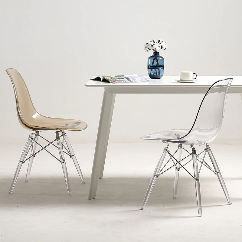 Joylove pc cadeira moda simples transparente cadeira de plástico cadeira de jantar simples personalidade criativa cadeira de jantar cadeira de café