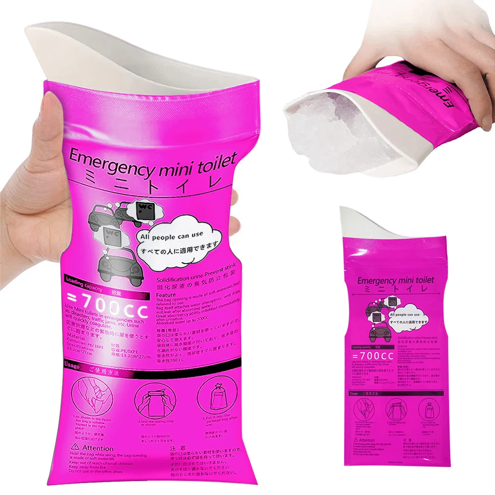 700ml Urinal Toilet Bag Unisex - Outdoor Camping Urinal recension och pris