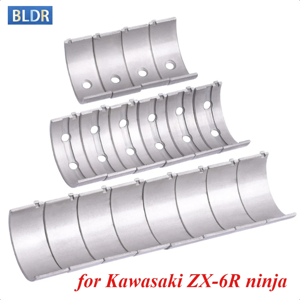 

Motorcycle Con Connecting Rod Crankshaft Main Bearing Set for Kawasaki ZX-6R ninja 2007-2008 ZX 6R ninja 2009-2023