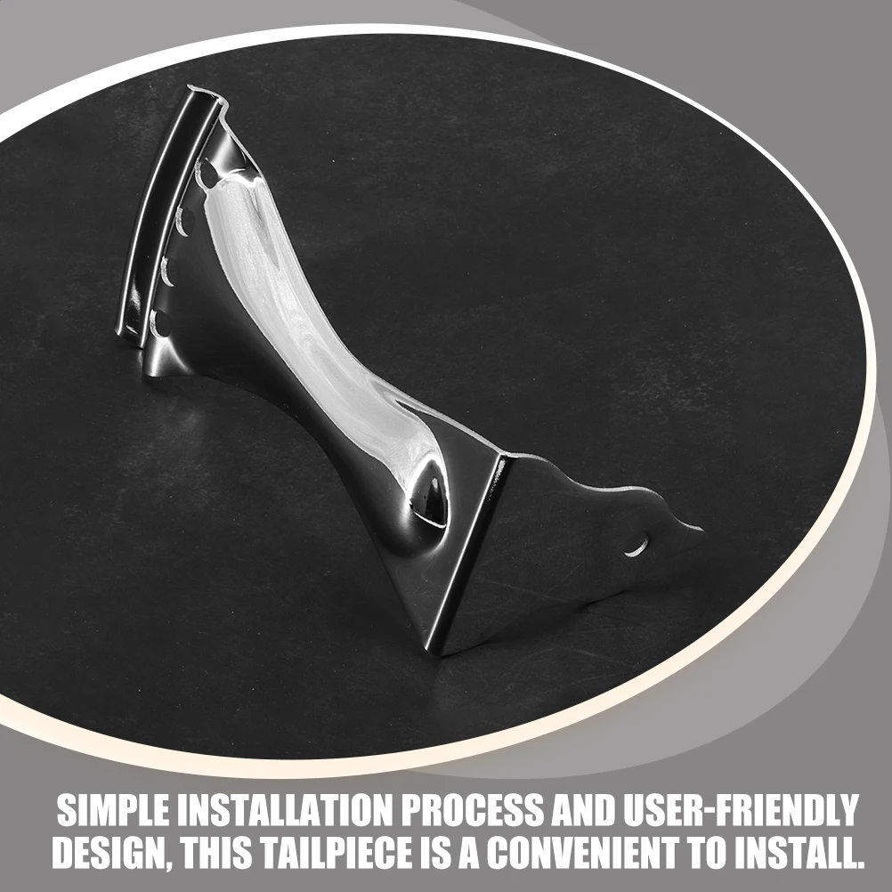 

Metal Guitar Tailpiece 4 String Resonator Replacement Part Durable Bridge For Electric Acoustic Guitar Accessories