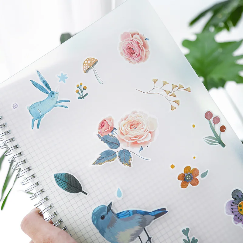 

3Pcs Fresh Plant Animal Food Washi Stickers, Decorative Stickers for Journal Scrapbook Diary Album DIY Craft Decoration