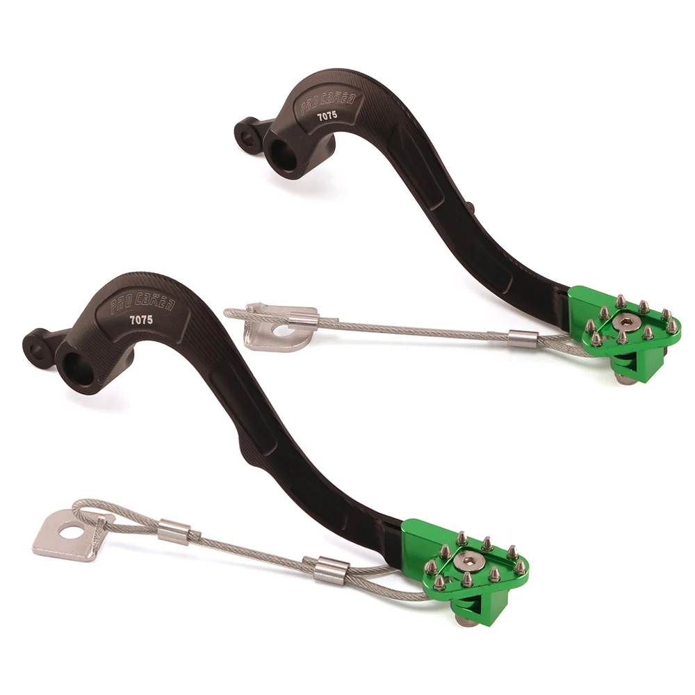 7075 Aluminum Rear Foot Brake Lever Pedal For KAWASAKI KX250F KXF250 KX250 KX450F KXF450 KX450 KLX450R KX KXF Motorcycle