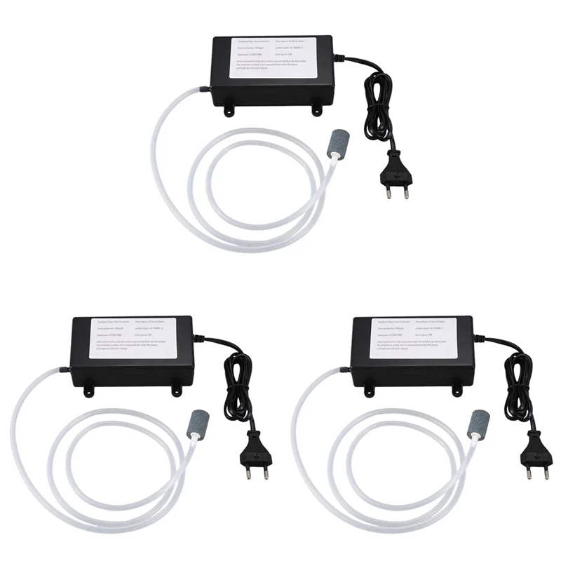 A94E-3X مولد أوزون 220 فولت 1000 مللي جرام الأوزون لتنقية الهواء الأنظف علاج الفاكهة الخضار تنظيف تنقية ، الاتحاد الأوروبي التوصيل