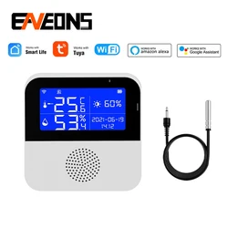 Tuya Smart WIFI Temperature Humidity Sensor Smart Home Indoor Weather Station Hygrometer Thermometer Meter Support Alexa Google