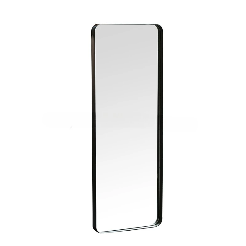 

ins style household simple full-length mirror black frame square floor stereo design personalized
