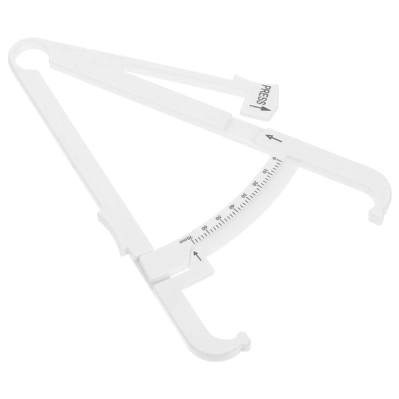 

Body Caliper 0-70Mm Skinfold Measurement Range Accurate Reliable Portable Measuring Clamp Small Convenient Caliper Charts Fat