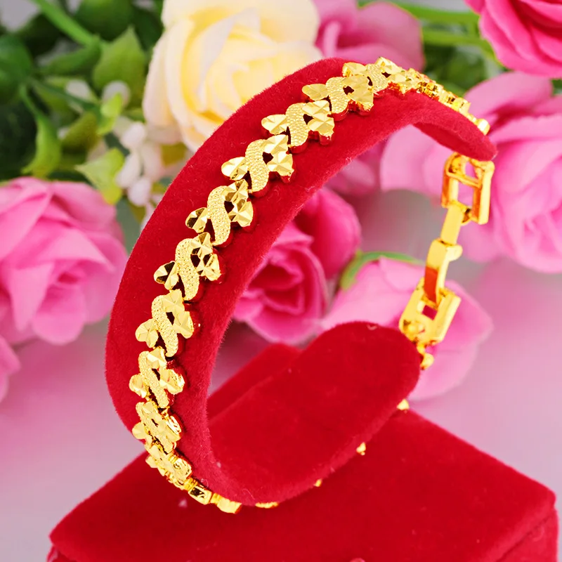 High-Grade Fashion Bracelet For Women 24K Gold AU999 | Light luxury fashion, outstanding temperament