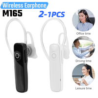 M165 Stereo Headset Wireless Headphones BT 4.0＋EDR Earphone Earplug Noise Headset Volume Adjustable Earphones Earbud with Mic