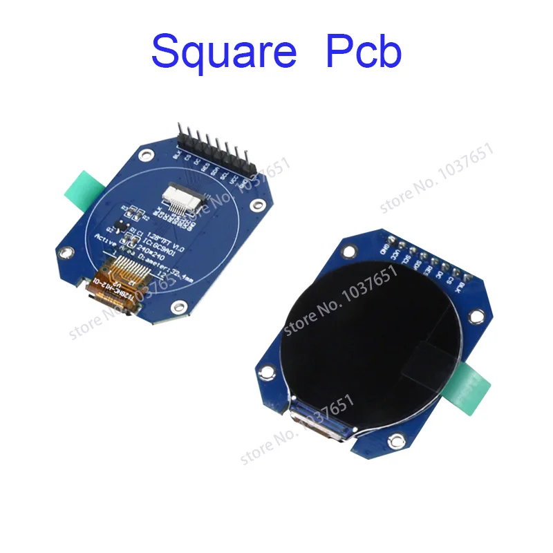 1.28 inch Round Circle TFT Module 240x240 HigH-definition IPS Angle  SPI interfact LCD Display Screen Full Color RGB
