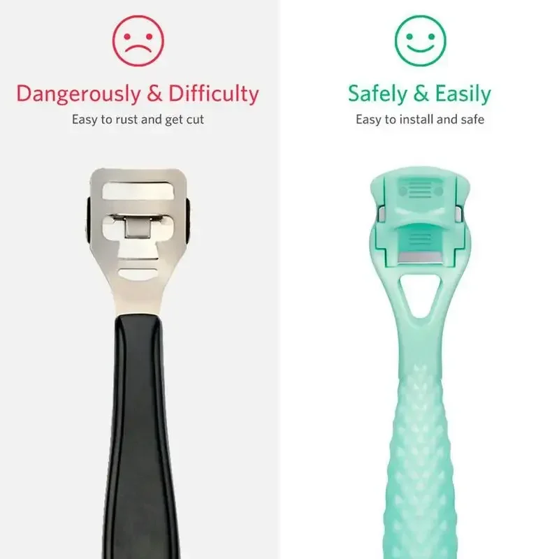 1pcs Foot Callus Shaver Heel Hard Skin Remover Foot Care Pedicure Callus Shaver for Feet Corn Cuticle Cutter Remover