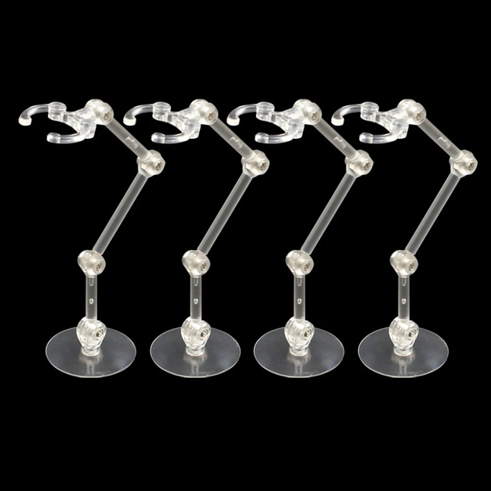 4 Stuks Action Figure Stand Action Base Anime Figuur Voetstuk Ondersteuning Effect Podium voor Figuur Pop Model Display Stand Accessorie