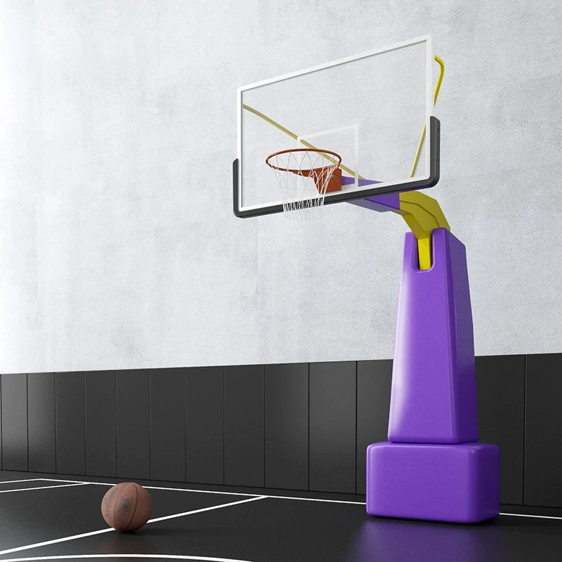 حامل قابل للتعديل للرياضات للبالغين قابل للنقل في المصنع لحامل كرة السلة في الهواء الطلق مع لوحة خلفية