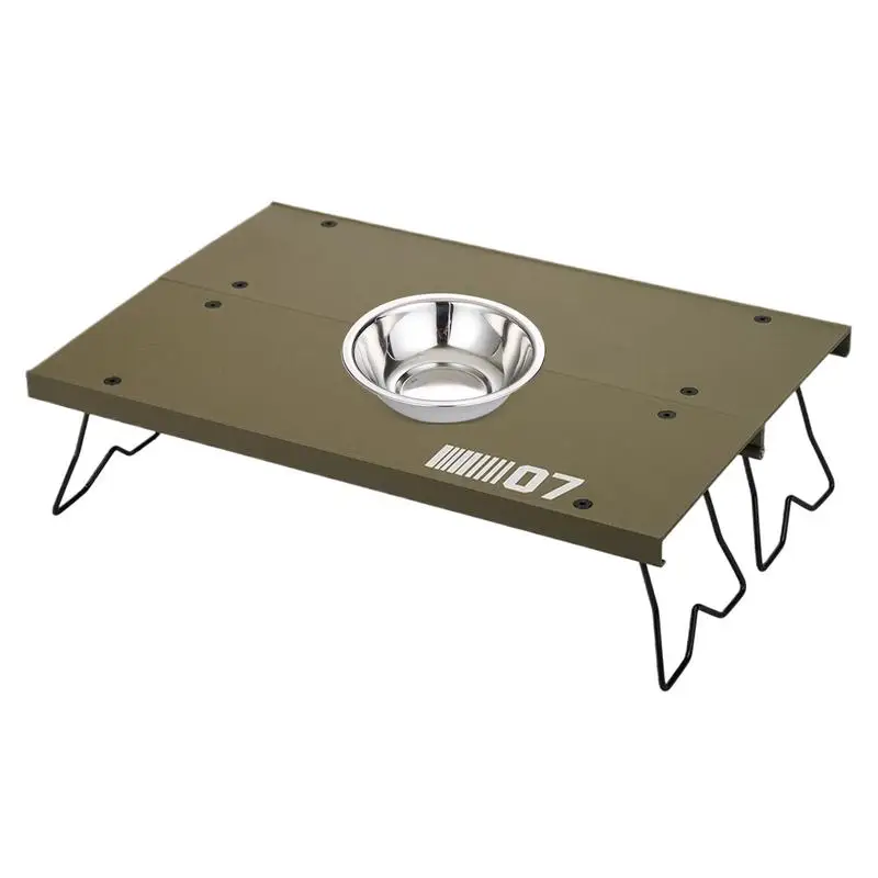 

Folding Camping Table Fold Up Camping Table Aluminum Alloy Lightweight Sport Furniture Multi Function For Beach Picnic Backyard