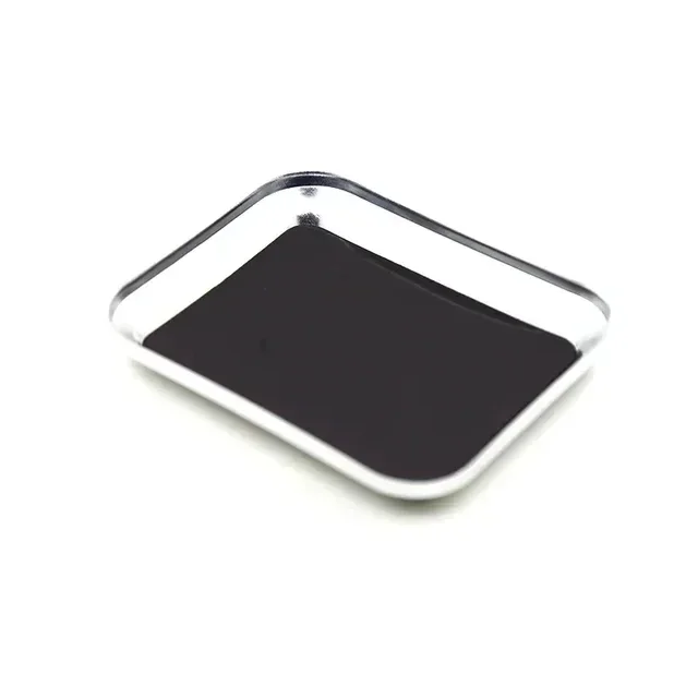 2PCS Magnetic Screw Tray, Aluminum Alloy RC Repair Tool Organizer with Non-Slip Pad for Airplane Car Boat Model Maintenance