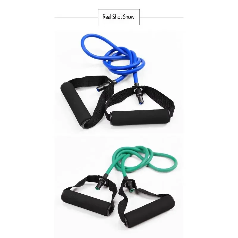 Resistance Bands One Word Pull Rope Home Yoga Elastic Pull Latex Elastic Resistance Rope Straight Tension Rope Fitness Equipment