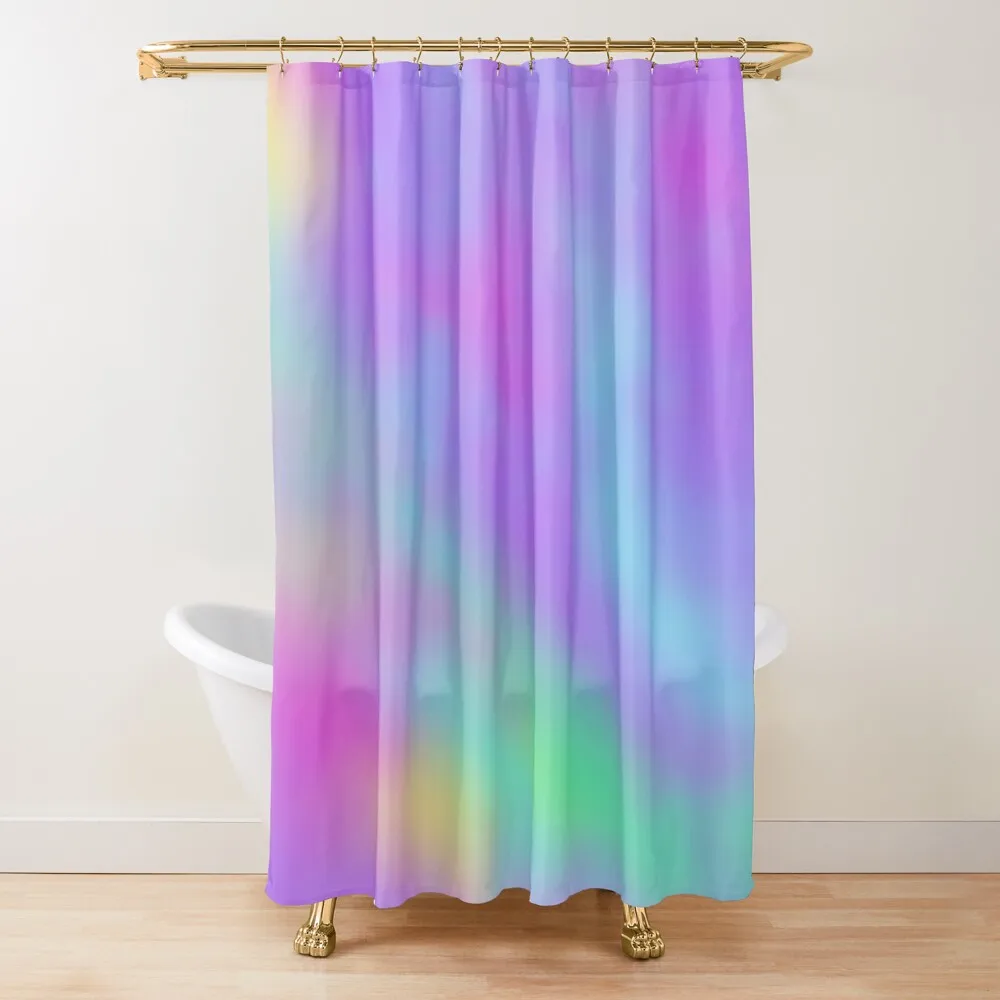 Blurry pastels Shower Curtain Waterproof Shower Washable Waterproof Fabric Shower Sets For Bathroom Curtain