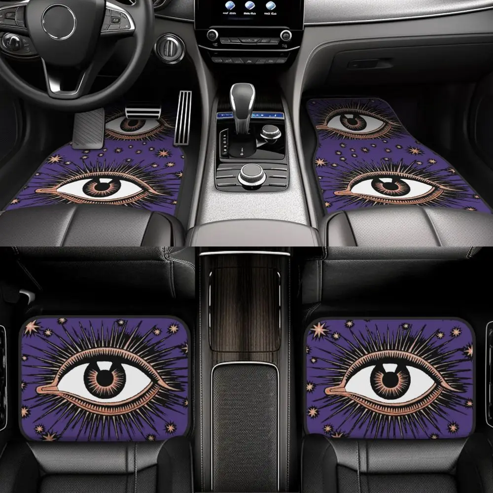 Big Eyes Car Floor Mat 4PCS Universal Model Anti Fouling and Water Absorbing Car Floor Mat Carpet Anti Slip  car mats floor