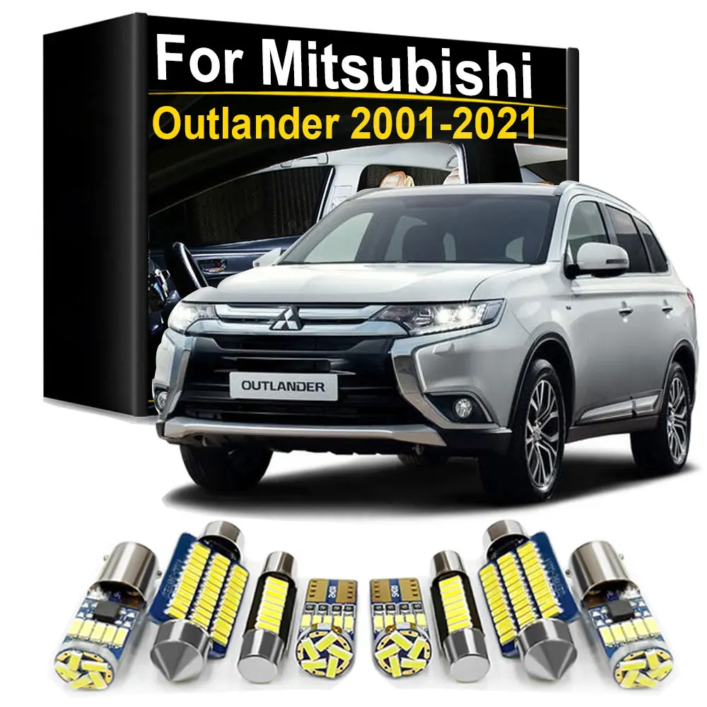 LED-Innenbeleuchtungs-Set für Mitsubishi Outlander MK 1 2 3 I II III 2001-2012 2013 2014 2015 2016 2017 2018 2019 2020 2021