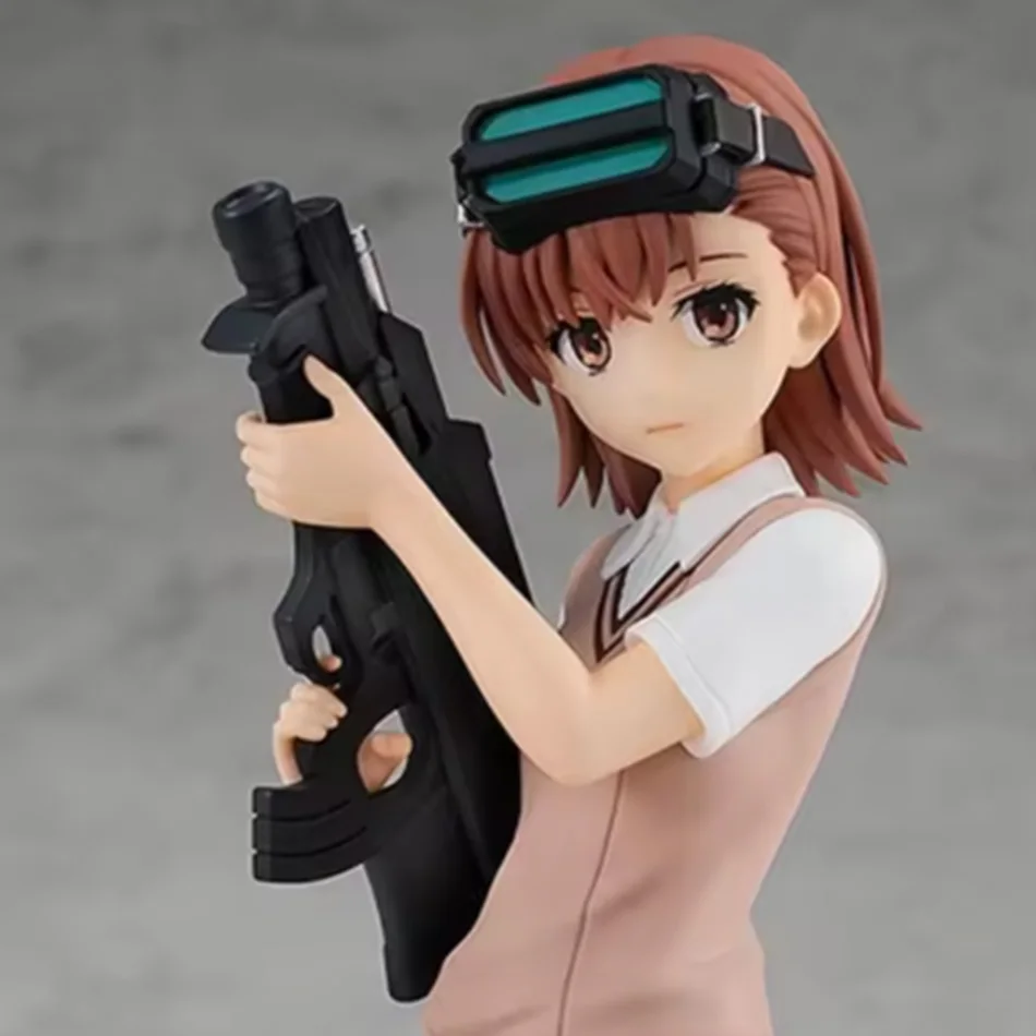 โมเดลฟิกเกอร์อนิเมะ PVC มิซากะ มิโคโตะ, เรลกัน, มิซากะ, มิโคโตะ, ชิก้า, ของสะสม, ของเล่นอนิเมะ, 17 ซม.