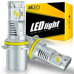 AILEO 2 PCS LED 9007 Headlight HI/LO Beam HB1 9004 HB5 LED Car Headlamp Bulbs 36000LM Super Bright 6000K Turbo Fan CSP 12V IP67