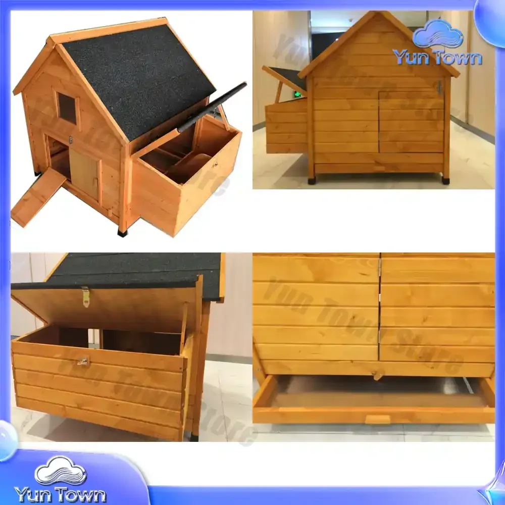 Outdoor Waterproof Hen Cheap Sale Easy Clean Egg Layer Nest Box Hen House Poultry Pet Hutch Garden Backyard Cage Chicken Coop
