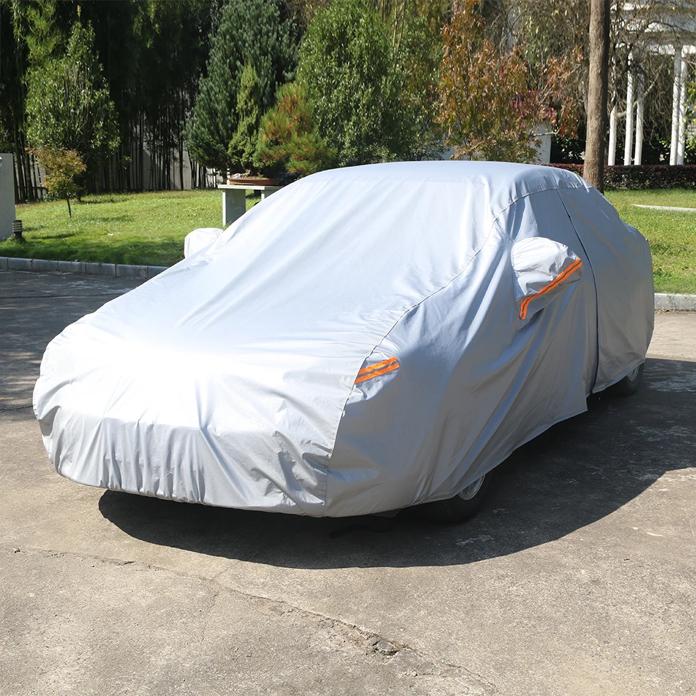 

STTL High Quality Thick Aluminum Fabric Car Cloth Rain Protection Sun Insulation Car Cover