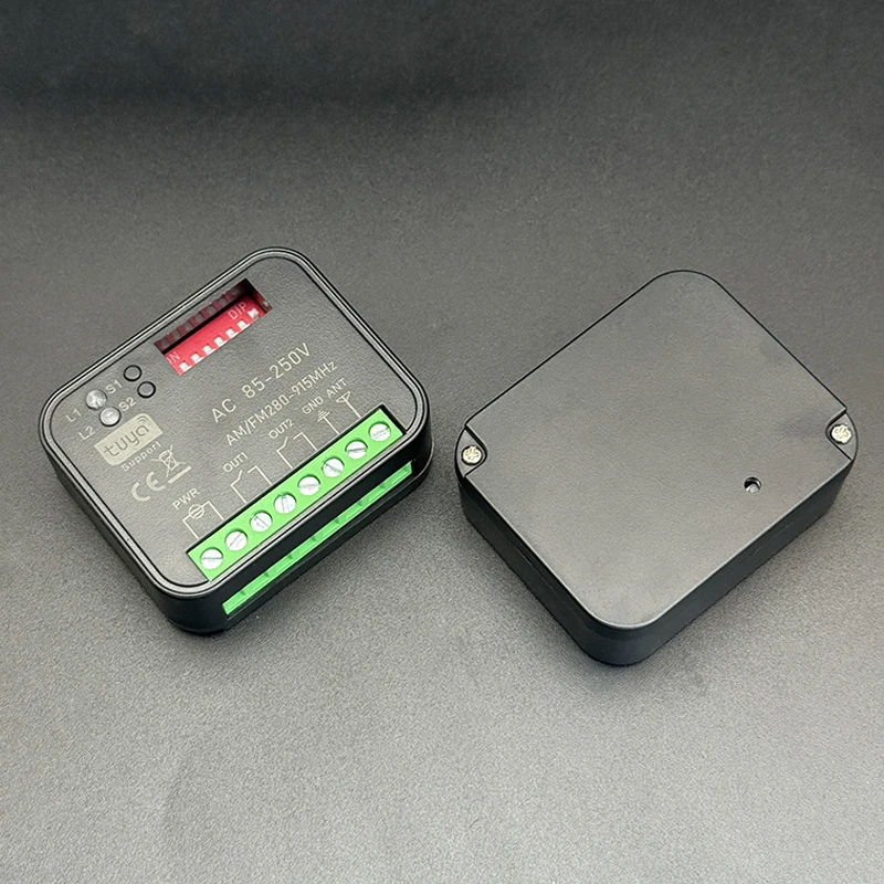 

New 2CH Tuya Garage Door Controller RX MULTI 433MHz 868MHz WIFI Remote Control Receiver AC DC 9-30V 85-250V Smart Switch Module