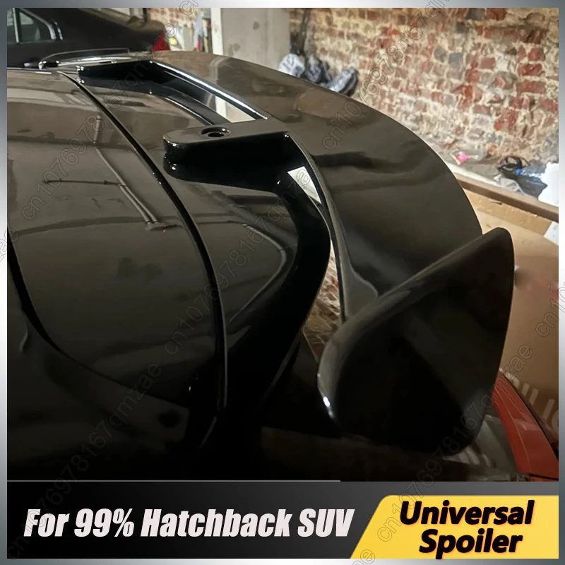 Uniwersalny spojler tylny w stylu karbonu do 99% hatchbacków i SUV-ów, naklejany, przedłużający deflektor, akcesoria do body kitu.