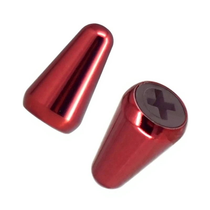 Q39E 2Pcs Toggle Brass Switches Cap Knob Tip Cap For Long Lasting Performances Enduring