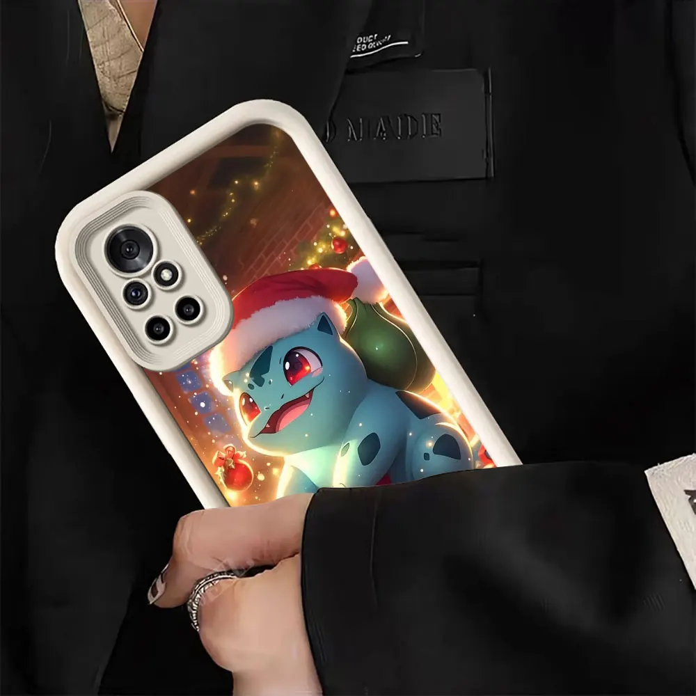 حافظة لهاتف Redmi 15C 14C 13C 12C 15 Gengar Pikachu عيد الميلاد Pokemons غطاء لـ Redmi Note 8 9 10 11 12 13 14 Pro Plus Coque #5