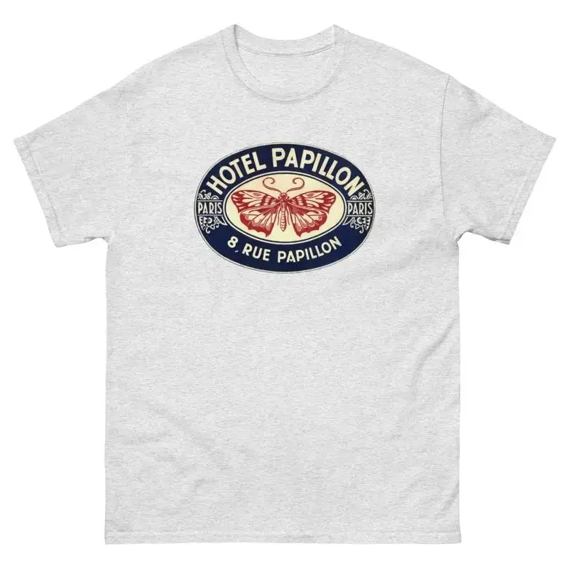 Hotel Papillon Paris Retro Vintage 70S French T Shirt Design